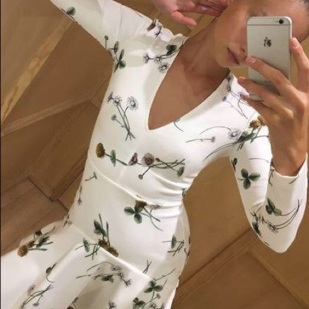 LOVER | Elderflower Scuba Dress